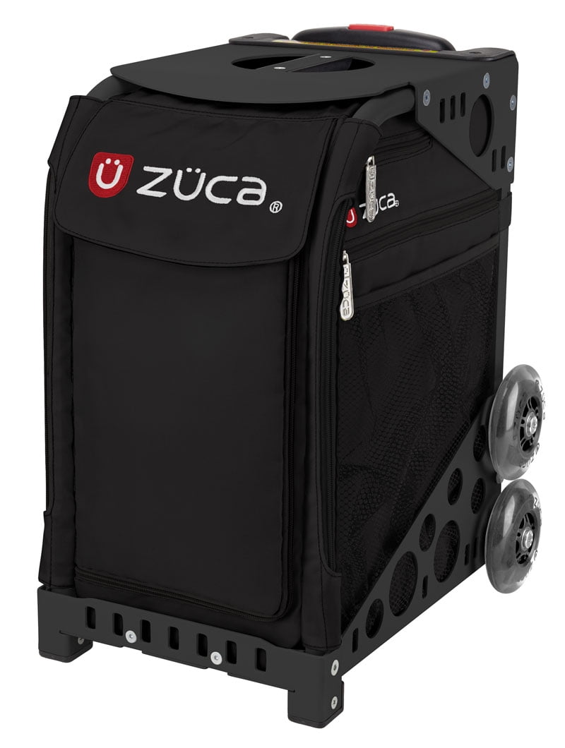 Zuca Sport Insert Bag, Obsidian(Black w/Red & White Log Embroid) w