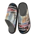 thumbnail image 5 of Plush rubber slippers soft gauze slippers with waterproof and wear -resistant shoes Car under The Iron Tower, 5 of 8