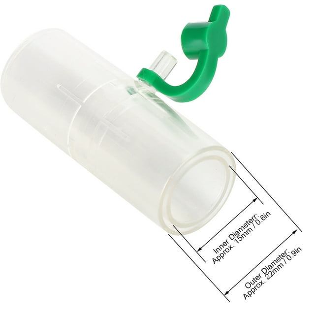 Conector de la manguera conexión recta adaptador de tubo de respiración para respirador v60