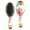 White-1, variant on Hair Brush Pioneer Colorful Floral Cushion Base Hair Brushes Touch Paddle Double Sided Pattern Oval Hairbrush
