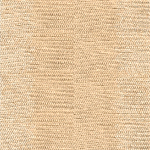 Ahgly Company Indoor Square Patterned Golden Blonde Gold Area Rugs, 6' Square