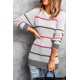 thumbnail image 3 of ABPHQTO Jersey Mujer Rayas Punto Canalé Gris, 3 of 5