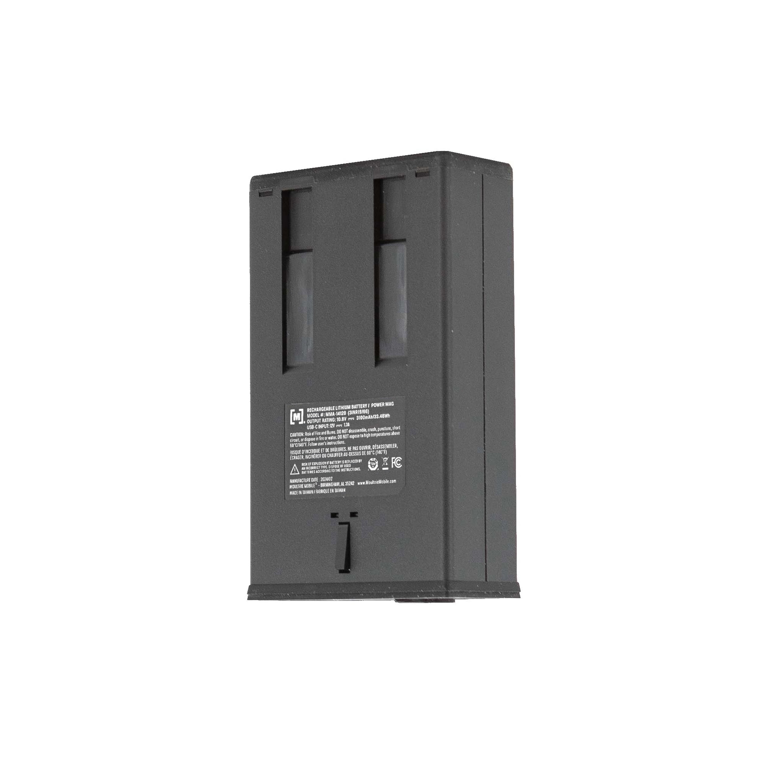 (2 pack) Moultrie Power Mag Battery Pack for Edge Series Cell Trail Cameras - 3100mAh - Trail Camera Battery