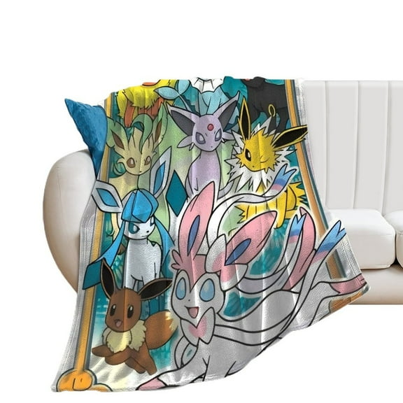 Anime Blankets Pokemon Throw Blanket 60"*80"(150*200cm) Pokemon Merch for Kids