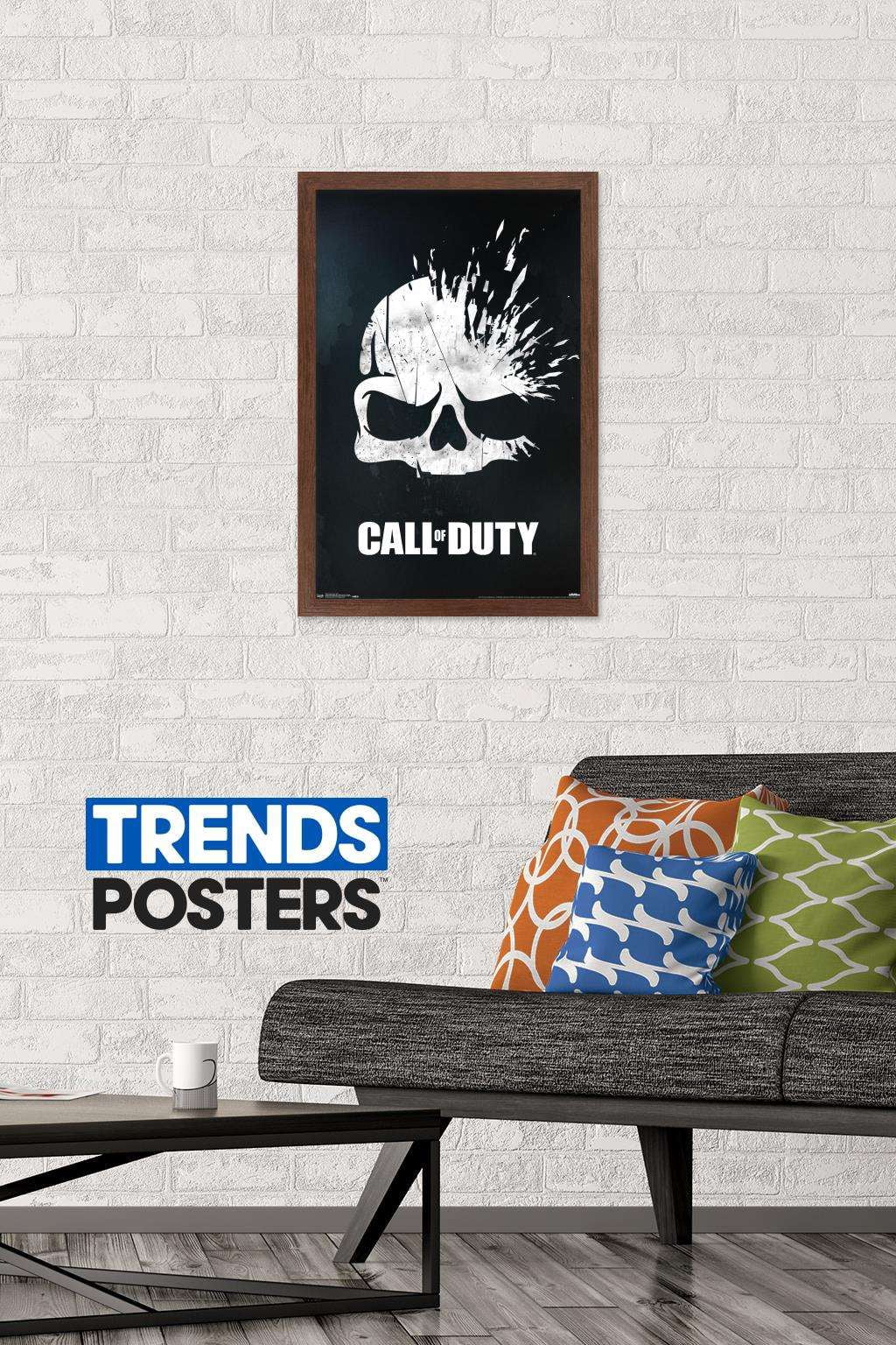 Call of Duty - Skull Wall Poster, 14.725" x 22.375", Framed