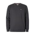 thumbnail image 5 of Tommy Jeans Regular Fleece Sweatshirt, Grey, 5 of 5