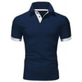 thumbnail image 3 of Birdeem Shirts for Men Mens Summer Solid Button Lapel Casual Top, 3 of 8