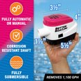 thumbnail image 2 of Automatic Bilge Pumps for Boats Auto Bilge Pump 1100 GPH Boat Bilge Pump with Float Switch Built In 12V Bass Boat, Jon Boat and More Small Submersible Pump with 1.1 in Output, 2 of 6