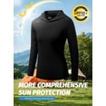 thumbnail image 5 of TRYSIL Womens Lightweight Hoodie UPF 50+ Sun Protection Long Sleeve Running Hiking Outdoor Shirts,Size(XS-2XL), 5 of 7