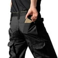 thumbnail image 6 of Sweatpants Men, Tactical Pants for Men Stretch Water Resistant Ripstop Cargo Pant Outdoor Hiking Fishing Gear with Multi Pockets 2025, 6 of 7