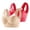 Watermelon Red, variant on Gymayou 2-PACK Large Size Without Ring Lace Vest Underwear Thin Side Side Breasts Gathered Adjustable Bras Back-Smoothing Sports Bra Beige L