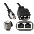 thumbnail image 4 of Network Splitter Adapter Cable, 1 RJ45 Connector to 2 RJ45 Outlets Network Y-Splitter Cable for Category 5e Ethernet, Category 6 Ethernet. (1 pc), 4 of 4