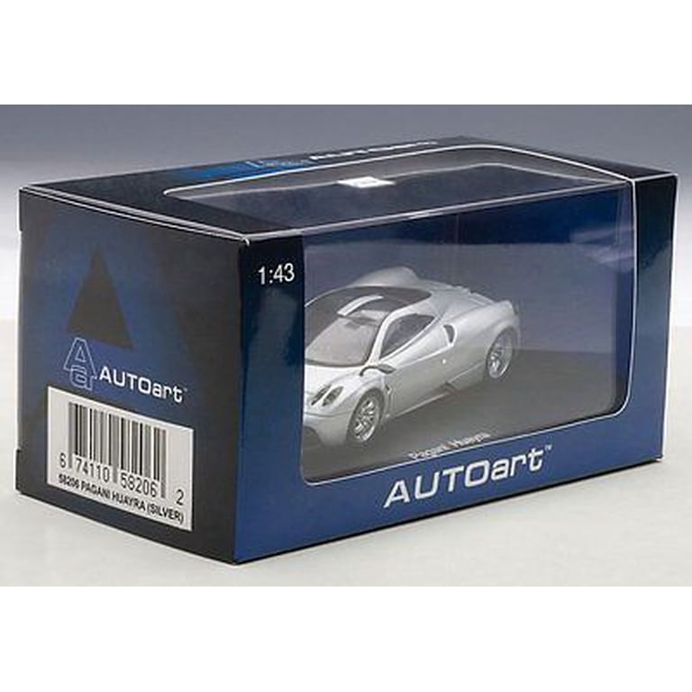 Pagani Huayra Metallic Silver 1/43 Diecast Model Car by Autoart
