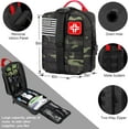 thumbnail image 4 of LUXMOM Kit de supervivencia y botiquín de primeros auxilios, 142 piezas de equipo y equipo de supervivencia profesional con bolsa Molle, para hombres, camping, aventuras al aire libre/regalos para hom, 4 of 4