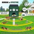 thumbnail image 3 of AMIAEDU 2026 Upgraded Solar Animal Repellent,Mole Repellent Ultrasonic Stakes ,Pest Repeller with Motion Detection for Dog, Raccoon, Skunk, Rabbit, Rodent, 3 of 9