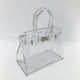 thumbnail image 1 of Bolsos de mano LANNMXG de PVC transparente para mujer a prueba de agua, 1 of 4