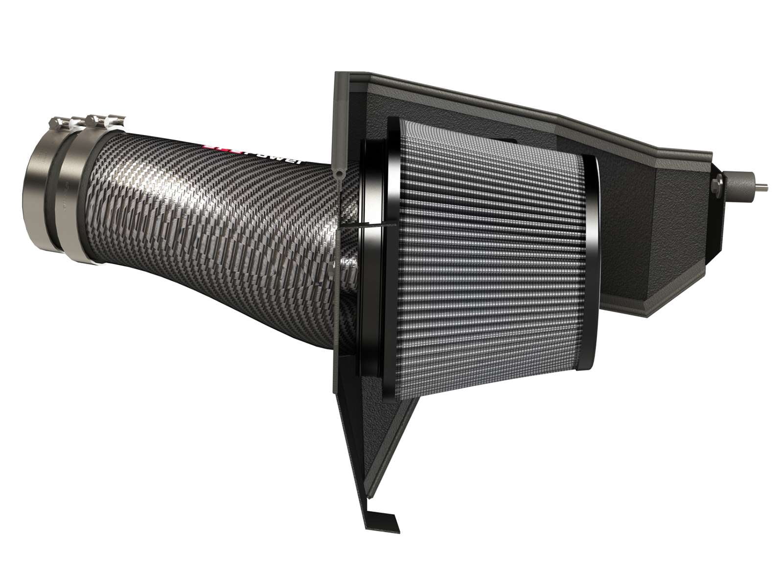 aFe Power 51-12172-C Track Series Stage-2 Carbon Fiber Intake System w/ Pro DRY S Media