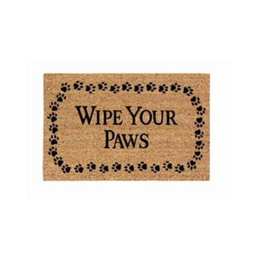 Sports Licensing Solutions 130049 18 x 30 in. Wipe Your Paws Mat - Pack of 6