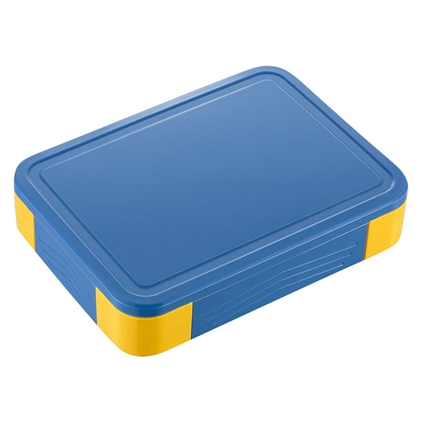 Fiambrera con calefacción por microondas, Fiambrera para estudiantes, Caja de frutas rectangular para niños