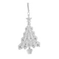 thumbnail image 1 of Adorno navideño transparente Árbol brillante/Bailarina/Lazo/Estrella Decoración navideña para colgar en el dormitorio, la sala de estar, la casa de campo y la decoración navideña del hogar, 1 of 7