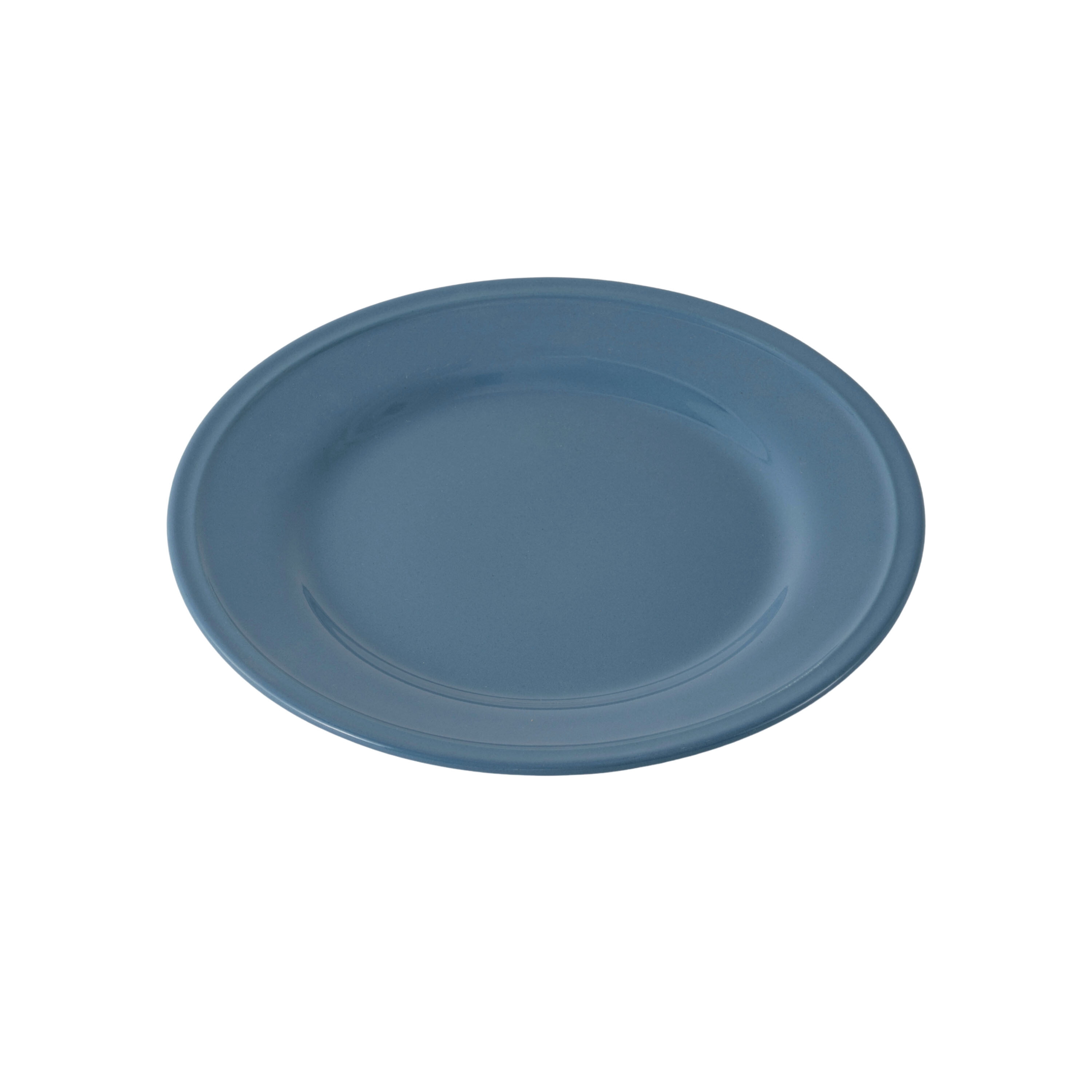 Mainstays 8in Darby Blue Stoneware Salad Plate