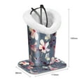 thumbnail image 5 of Fintie Plush Lined Eyeglasses Holder - PU Leather Protective Eyeglass Holder Stand Case，Blooming Hibiscus, 5 of 6