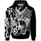 thumbnail image 2 of Sudadera con capucha con estampado de lobo feroz para hombre, suéter holgado gótico con capucha, ropa de calle gótica Harajuku, ropa Y2k, 2 of 4