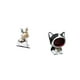 thumbnail image 5 of Figura decorativa de gato , escultura artística, adorno para mesa, escritorio, armario, comedor, dormitorio, sala de estar., 5 of 8