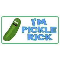 I'm Pickle Rick Photo License Plate