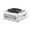 White, variant on RXIRUCGD Record Player Bluetooth Speaker Vintage Portable Suitcase Turntables with Built-in Speakers, Great Christmas Gifts for Women and Men