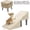 Khaki, variant on Becare Pet 17.13" H Dog Stairs for Small Dogs, 2-in-1 Pet Steps & Sofa Ottoman - Foldable Non-Slip Pet, for Puppy Senior Injured