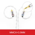 thumbnail image 1 of Mistaha T3 8 Core Pure Silver Cable 3.5mm MMCX Upgrade Earphone Cable For V90 TFZ, 1 of 8