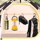 thumbnail image 5 of Clip Mosquetón Ligero Gancho en Forma D Accesorios Acampada (negro) 10 Uds., 5 of 9
