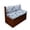 Blue Peony, variant on KUIFORTI Aztec Tribe Camper Seat Slipcovers, Anti-Slip Stretch Cushion Covers, Washable & Full Coverage, Replacement for RV Booth and Trailer Couch