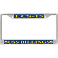 thumbnail image 1 of USS Billings LCS-15 License Plate Frame, 1 of 1