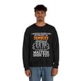 thumbnail image 5 of Push You In Front of Zombies save Maltese Shih Tzu Unisex Sweatshirt S-2XL, 5 of 9