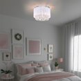 thumbnail image 3 of Candelabro LaLula, color blanco, tamaño mini, montaje empotrado, cristal, 3 luces, 3 of 9