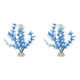 thumbnail image 1 of Planta Rio Artificial Hierba Tanque Peces Colores () Aqua Blue, 1 of 8