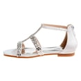 thumbnail image 3 of Badgley Mischka Girls  Sandals, White, Size: 12, 3 of 7