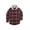 Wine Red, variant on Actgleam Boys Girls Christmas Plaid Shirts Long Sleeve Button Down Hooded Plaid Top Blouse 8Years,Red