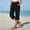 A1 Black, variant on Capri Pants for Women Cropped Capri Length Side Button Multi Pockets Pedal Pushers for Women Womens Pull on Capris Travel Pants Women Pull on Capris for Women Vacation Blue 2XL