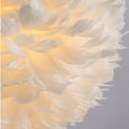 thumbnail image 3 of Feather Chandeliers For Living Room, Living Room Pendant Light With Soft Warm Light And Easy Installation, Inner Diameter 20 Cm Outer Diameter 30 Cm Height 30 Cm, 3 of 6