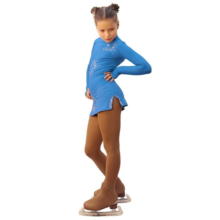 blue dress for baby girl JR602-BU Skate Dress main image 0