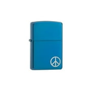 Zippo Peace Sapphire Chrome Plated Pocket Lighter