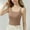 Coffee, variant on Womens Tank Tops Spaghetti Strap Sleeveless Built in Bra Shirts Slim Fitted Basic Summer Clothes 2026