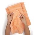 thumbnail image 5 of American Soft Linen Luxury 3 Piece Towel Set, 100% Cotton Turkish Towels for Bathroom, Malibu Peach, 5 of 6
