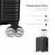thumbnail image 5 of Set de 4 Maletas Compass Montevideo Color Negro con Ruedas 360°, 5 of 8