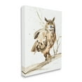 thumbnail image 3 of Stupell Industries Owl Perched in Tree Animals & Insects Painting Gallery Wrapped Canvas Print Wall Art, 16 x 20, 3 of 7