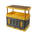 thumbnail image 4 of koolsoo Camping Storage Box Container with Wooden Lid for Traveling Barbecue Fishing Yellow, 4 of 9