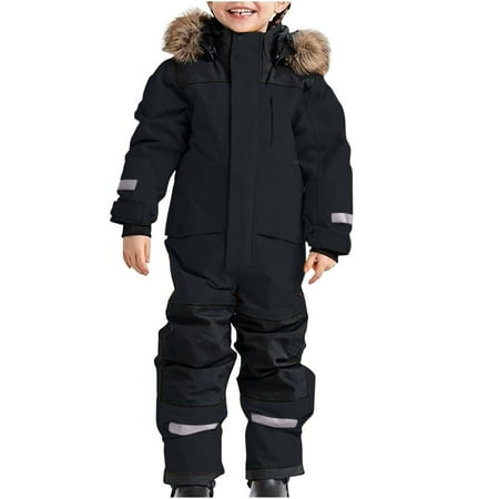 Tiweut Girls 2 Piece Outfits Glow In The Dark Kids Water Snowsuit Insulated Jumpsuit Winter Activities Clothes Suits 14-15 Y